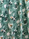 Holiday Cats Vintage Dress