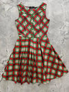 Red Tartan Holiday Elizabeth Dress - Preorder for dispatch 20th November