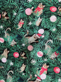 Holiday Cats Vintage Dress - Preorder for dispatch 20th November