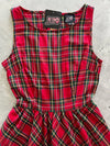 Red Plaid Vintage Dress - Preorder for dispatch 20th November