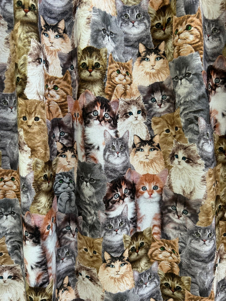 PREORDER - Realistic Cats Fit & Flare Dress - Expected dispatch date 3rd of Septemer