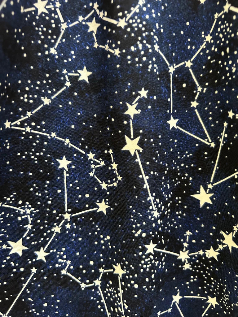 Glow in the Dark Constellations A-Line Skirt - Preorder for dispatch 5th September