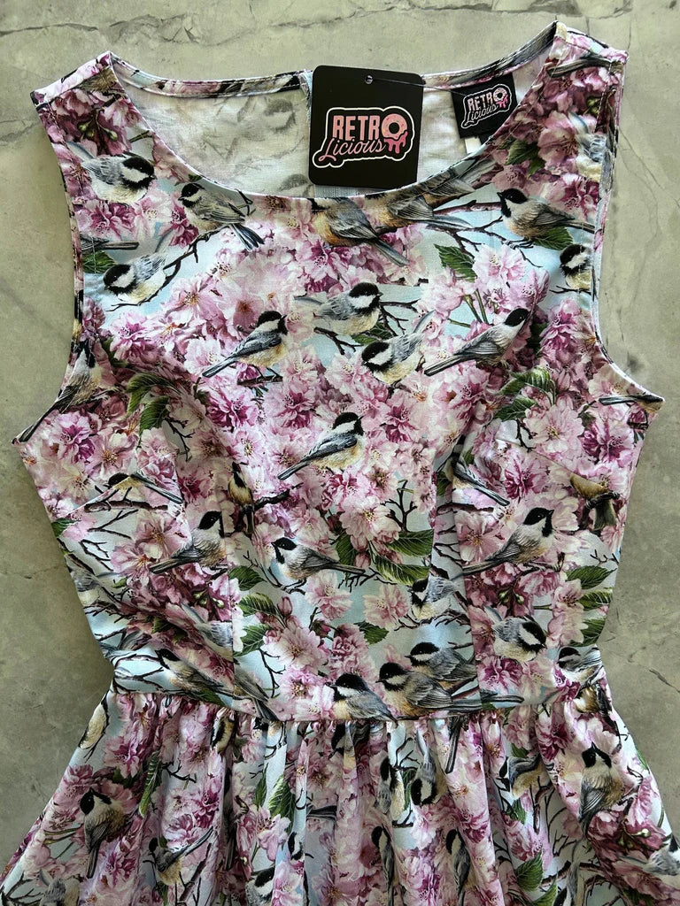 Birds Midi Dress
