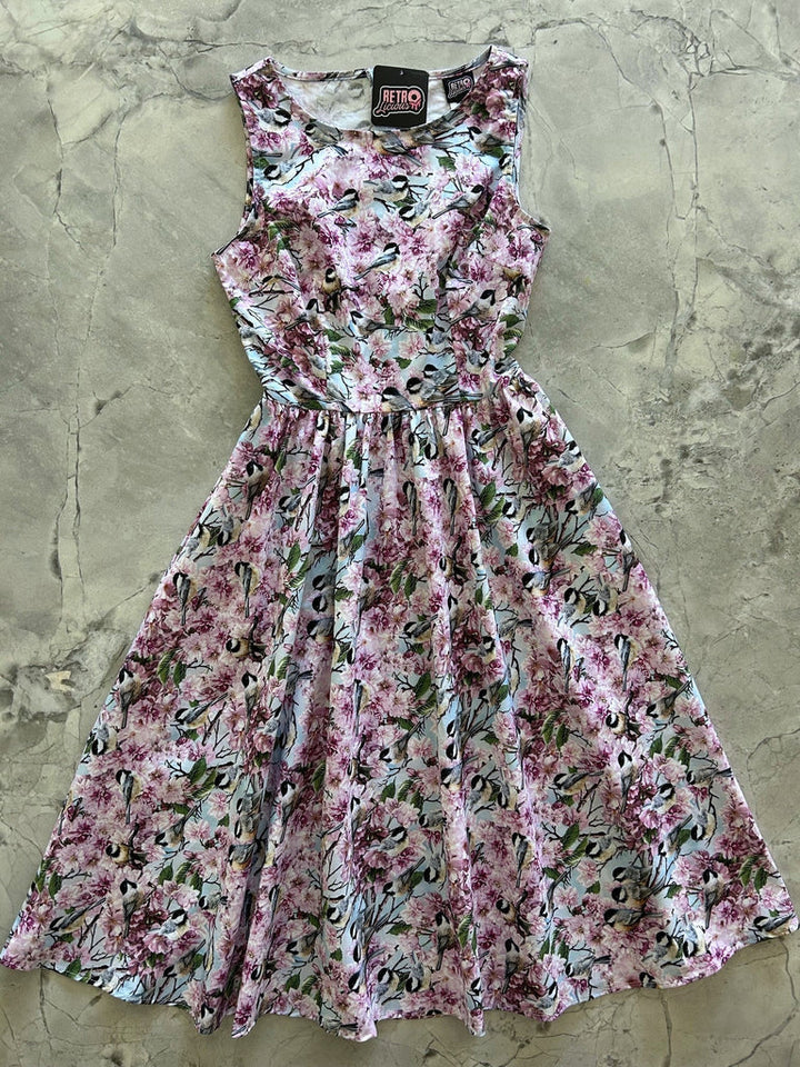 Birds Midi Dress