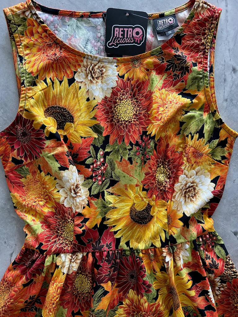 Sunflower Floral Dress - Preorder for dispatch 12th August