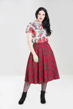 Irvine Skirt - Red Tartan