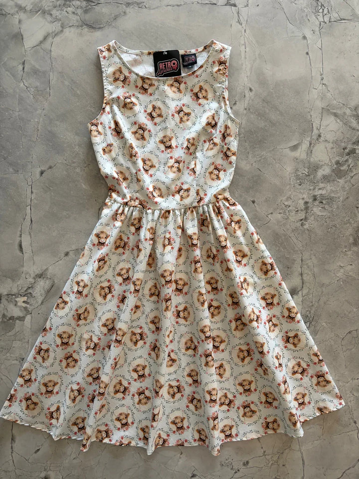 PREORDER - Till the Cows Come Home Vintage Dress - Expected dispatch date 26th May