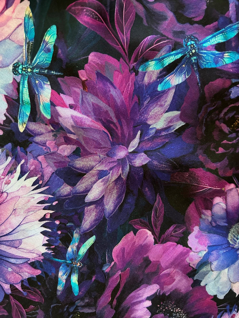 PREORDER - Dragonfly Floral Greta Dress - Estimated dispatch 19th November