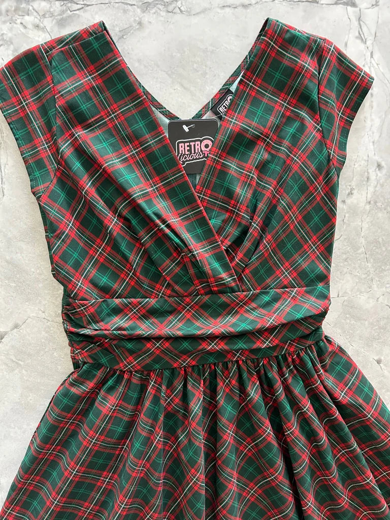 PREORDER - Holiday Plaid Greta Dress - Estimated dispatch 19th November