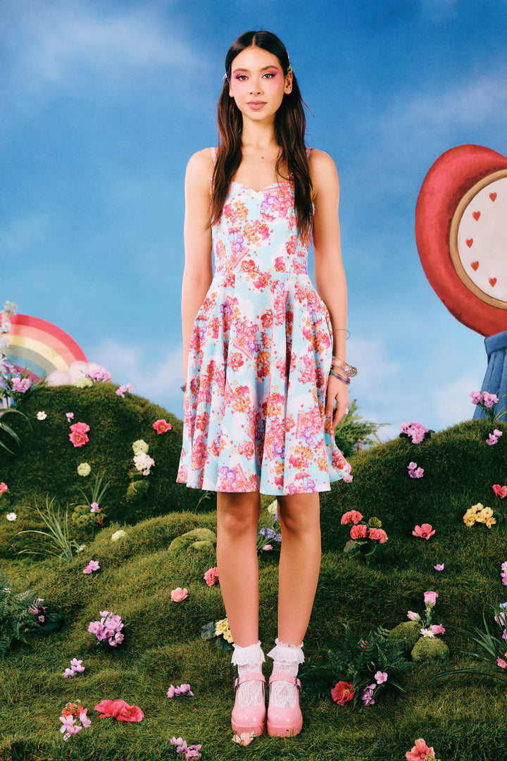 PREORDER - PICNIC BEAR Knee Dress - Expected dispatch date 26th of May