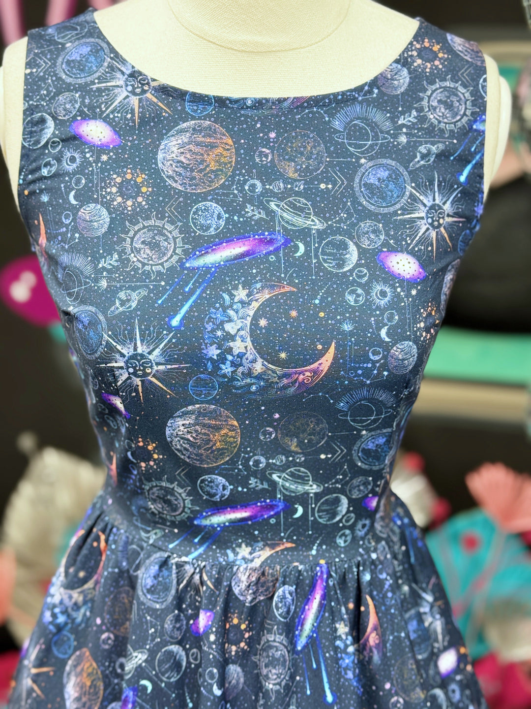 PREORDER - Space Vintage Dress - Expected dispatch 7th of July