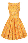 Ditsy Yellow Tea Dress