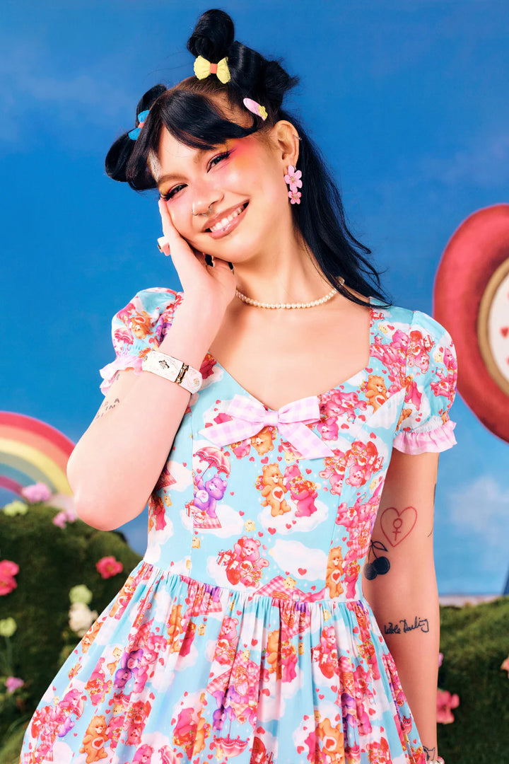 PREORDER - PICNIC BEAR Mini Dress - Expected dispatch date 26th of May