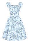 Summer Blueberries Swing Dress