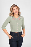 Lucy Palm Blush Cardigan