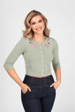 Lucy Palm Blush Cardigan