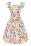 Spring Floral Swing Dress