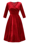 Lyra Dress - Red Velvet