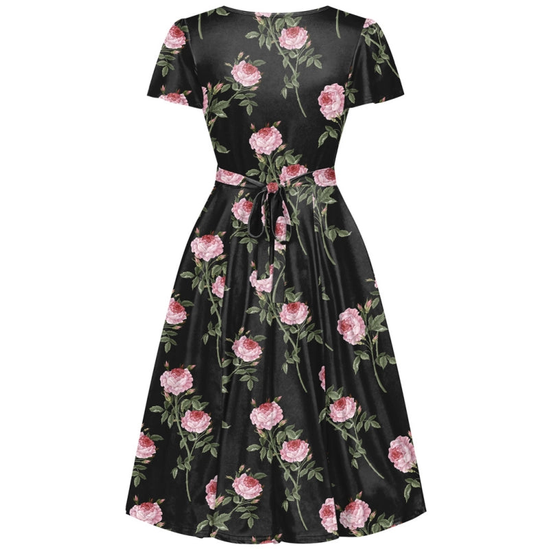 Lyra Dress -Garden Rose
