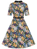 Winona Forest Floral Swing Dress