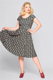 Fatima Wallflower Swing Dress