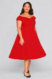 Dolores Doll Dress in Red