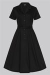 Black Caterina Swing Dress