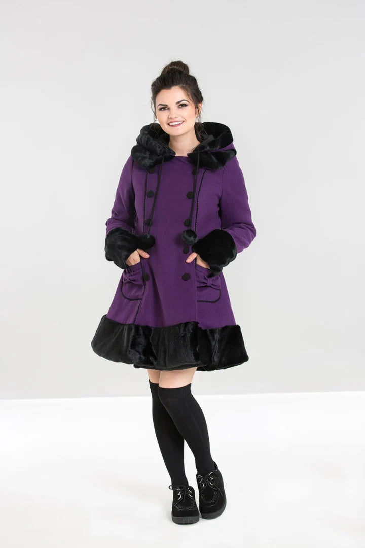 PREORDER - Purple Sarah Jane Coat - Estimated dispatch 30th of June