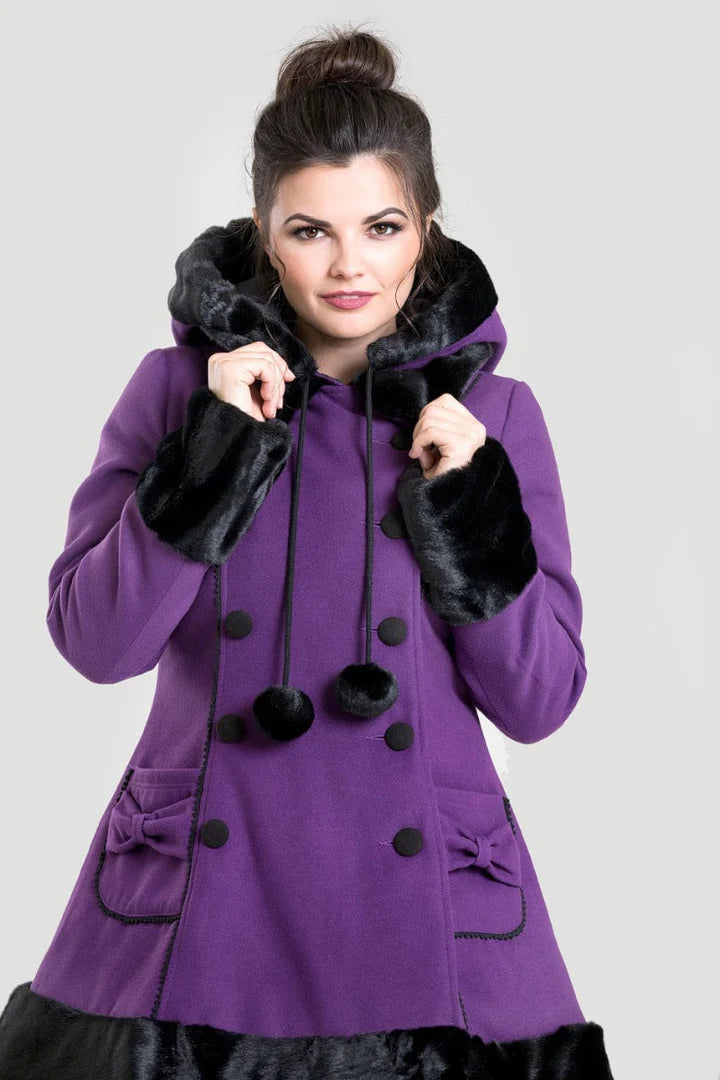 PREORDER - Purple Sarah Jane Coat - Estimated dispatch 30th of June