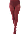 80 Denier Opaque Tights - Bergundy