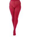 80 Denier Opaque Tights - Cerise