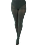 80 Denier Opaque Tights - Forest Green
