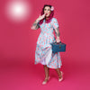 Peggy Swing Dress in Cherry Blossom Print