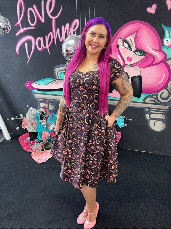 Pixie Sweetheart Dress - Moonlight Bloom