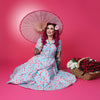 Peggy Swing Dress in Cherry Blossom Print