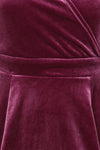 Mauve Velvet Mini Lyra Dress