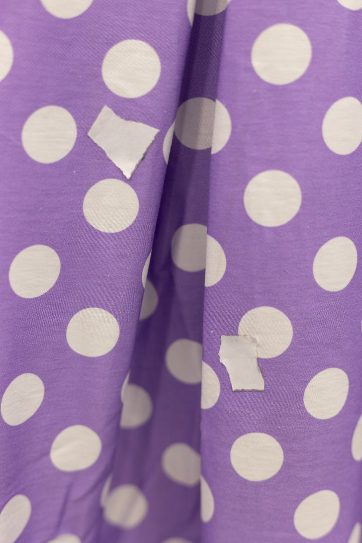 Ophelia Lilac Polka Dress Size 14 DAMAGED