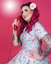 Peggy Swing Dress in Cherry Blossom Print