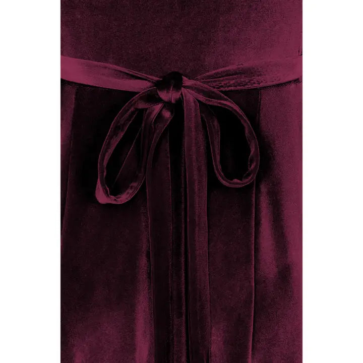 Lyra Maxi Dress - Wine Velvet - Preorder for dispatch 4th of November