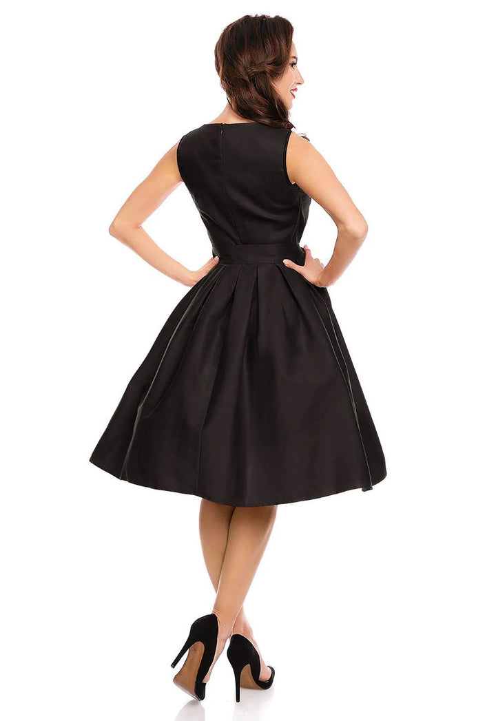 PREORDER - Elizabeth Dress in Black - Expected dispatch 9th October