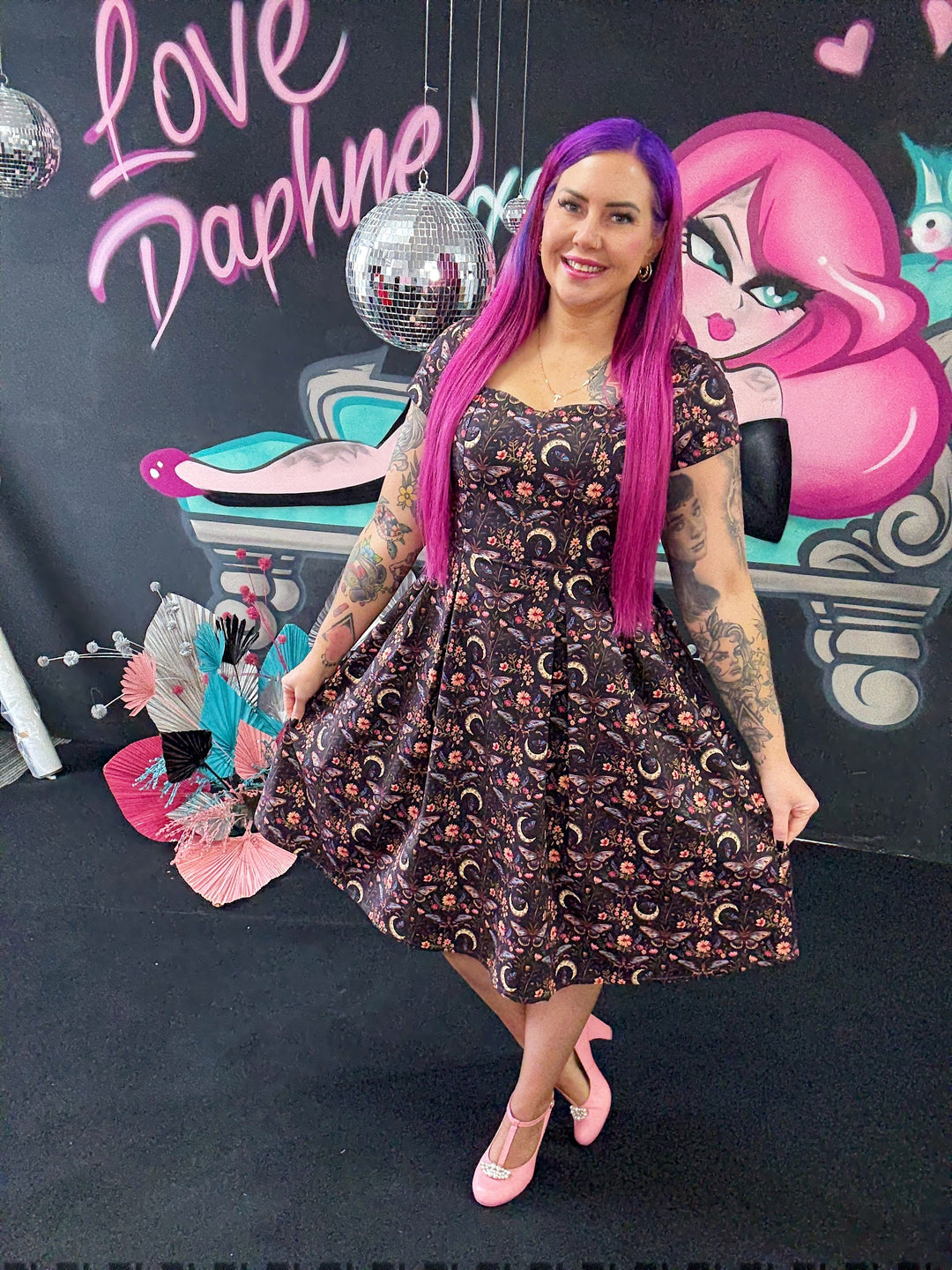 Pixie Sweetheart Dress - Moonlight Bloom