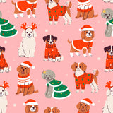 Peggy Swing Dress in A Wagging Christmas - Preorder for dispatch 29th November