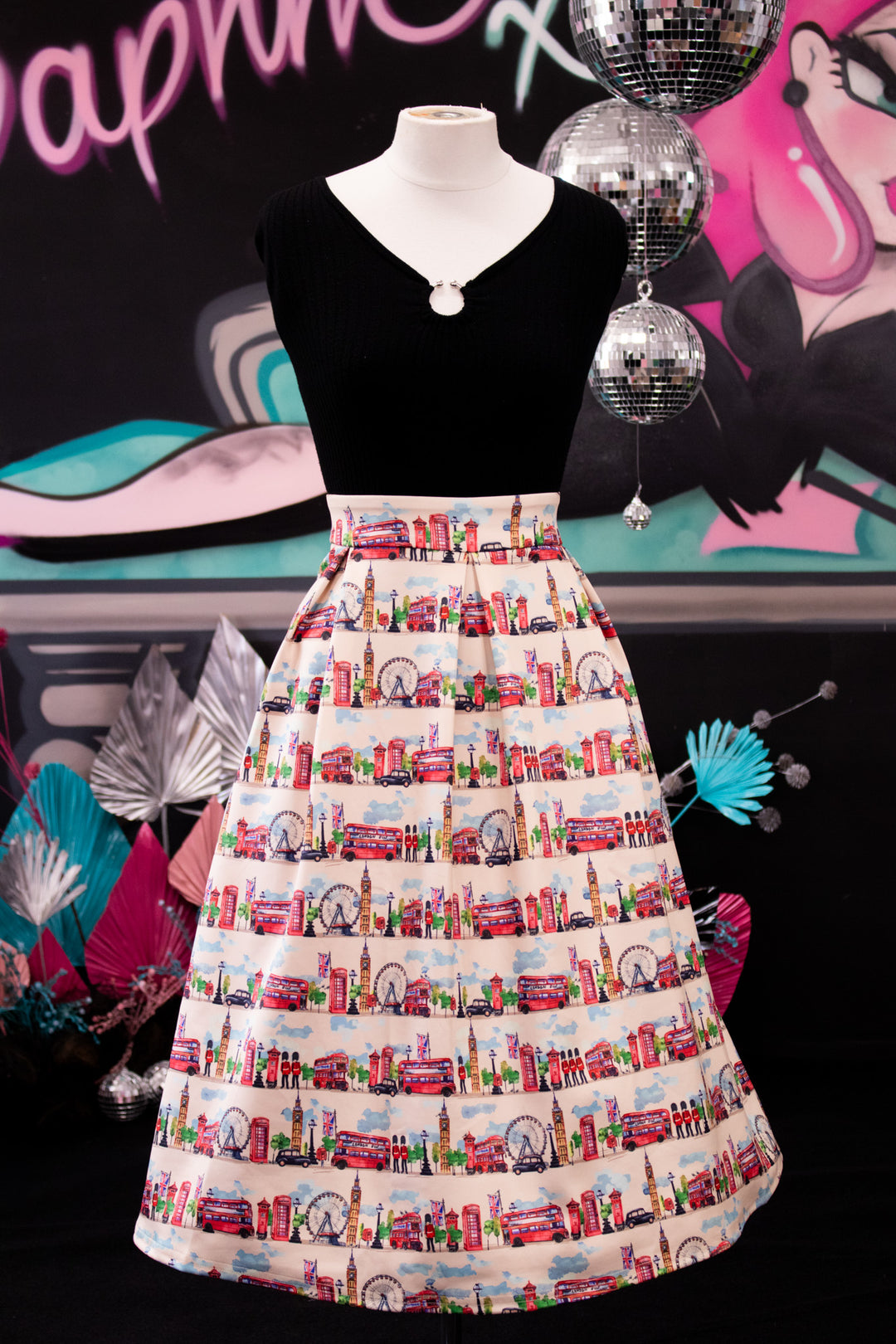 Aisley London Pleated Midi Skirt