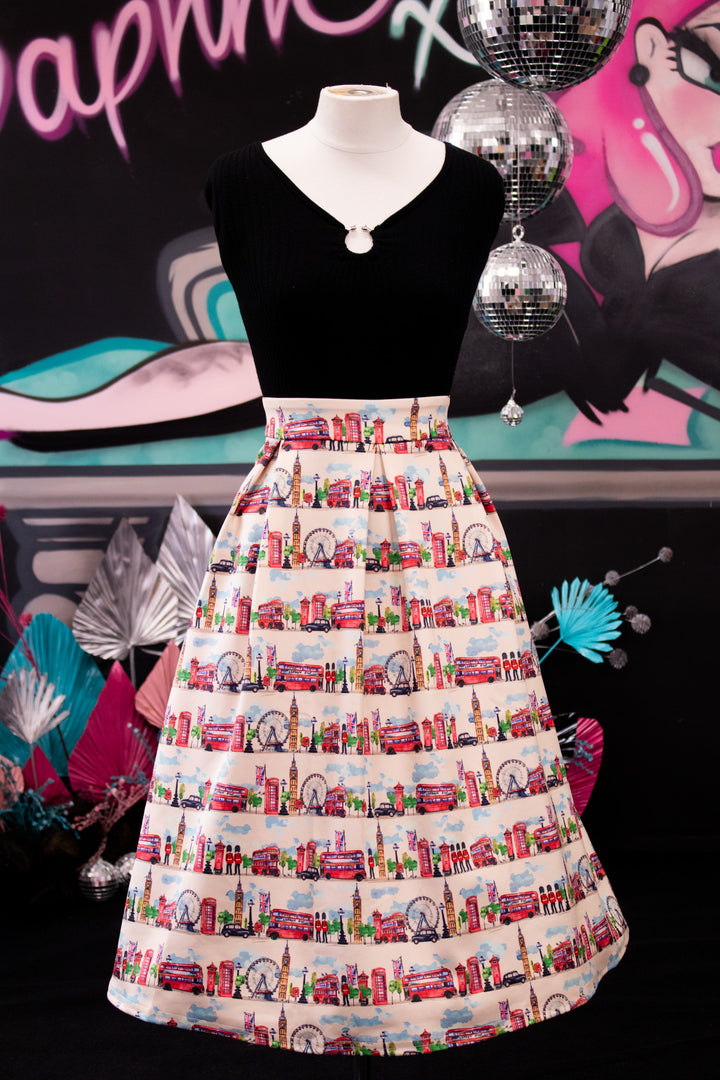 Aisley London Pleated Midi Skirt