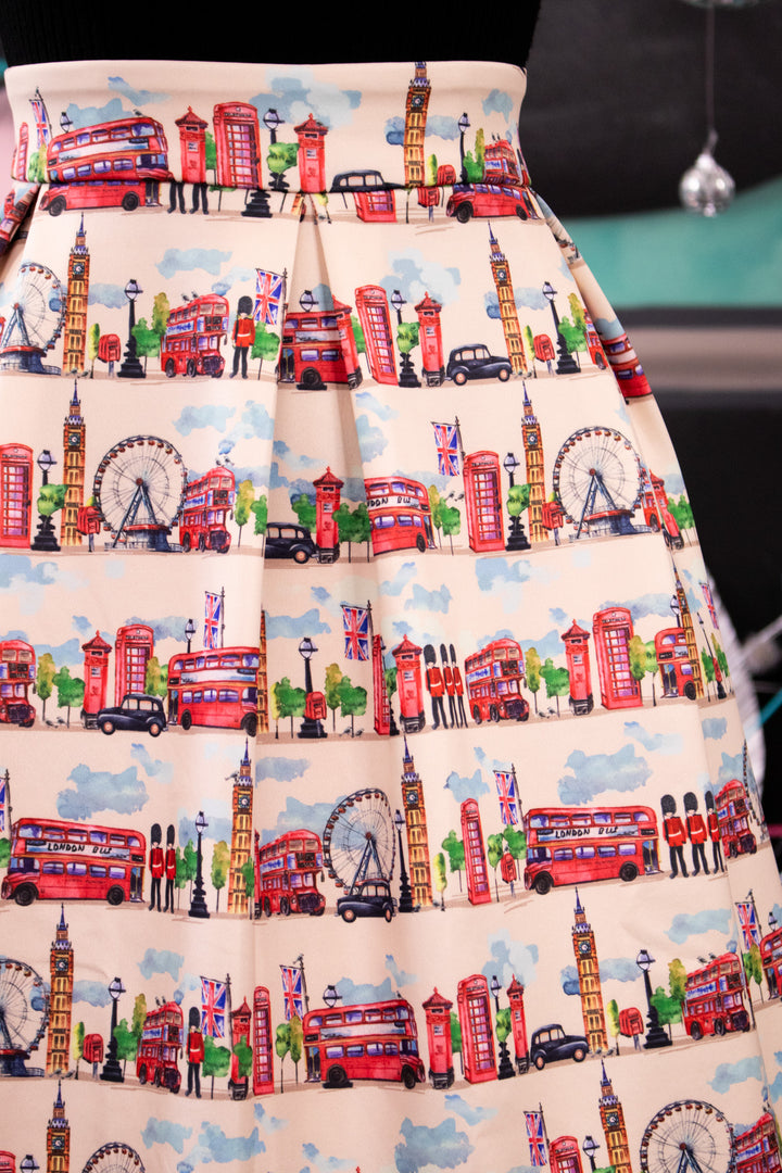 Aisley London Pleated Midi Skirt