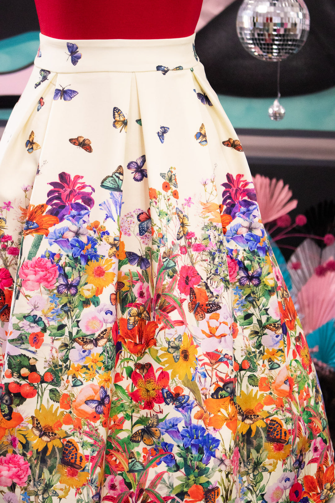 Aisley Butterfly Midi Skirt - Preorder for dispatch 16th of September
