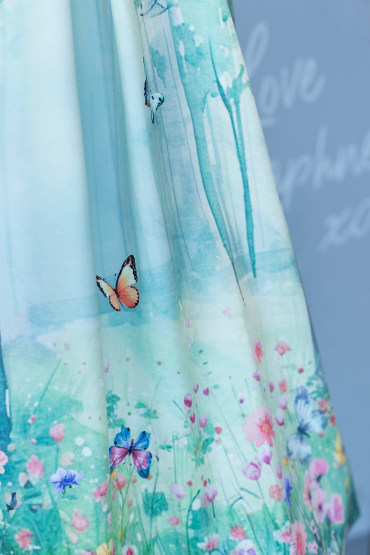 Aisley Butterfly Forest Skirt