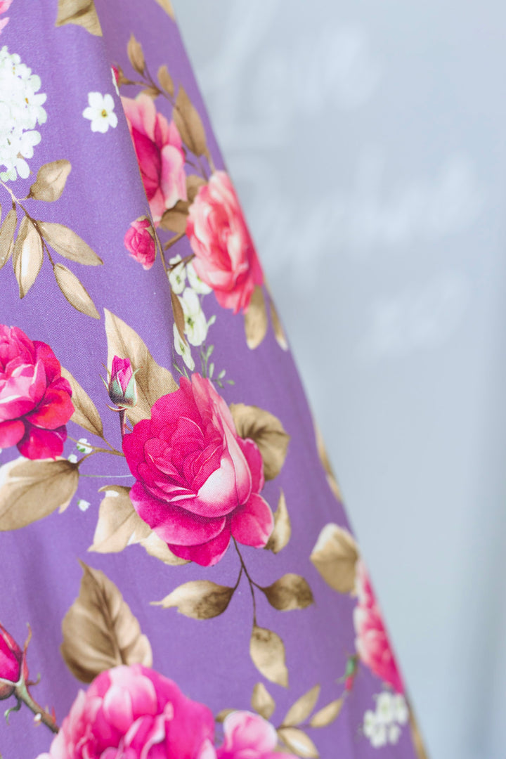 Aisley Lilac Rose Vintage Skirt