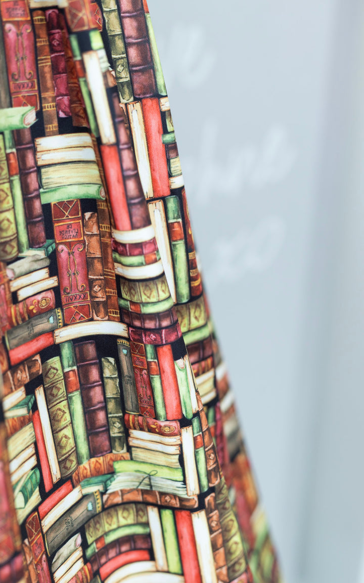 Amanda Book Print Dress