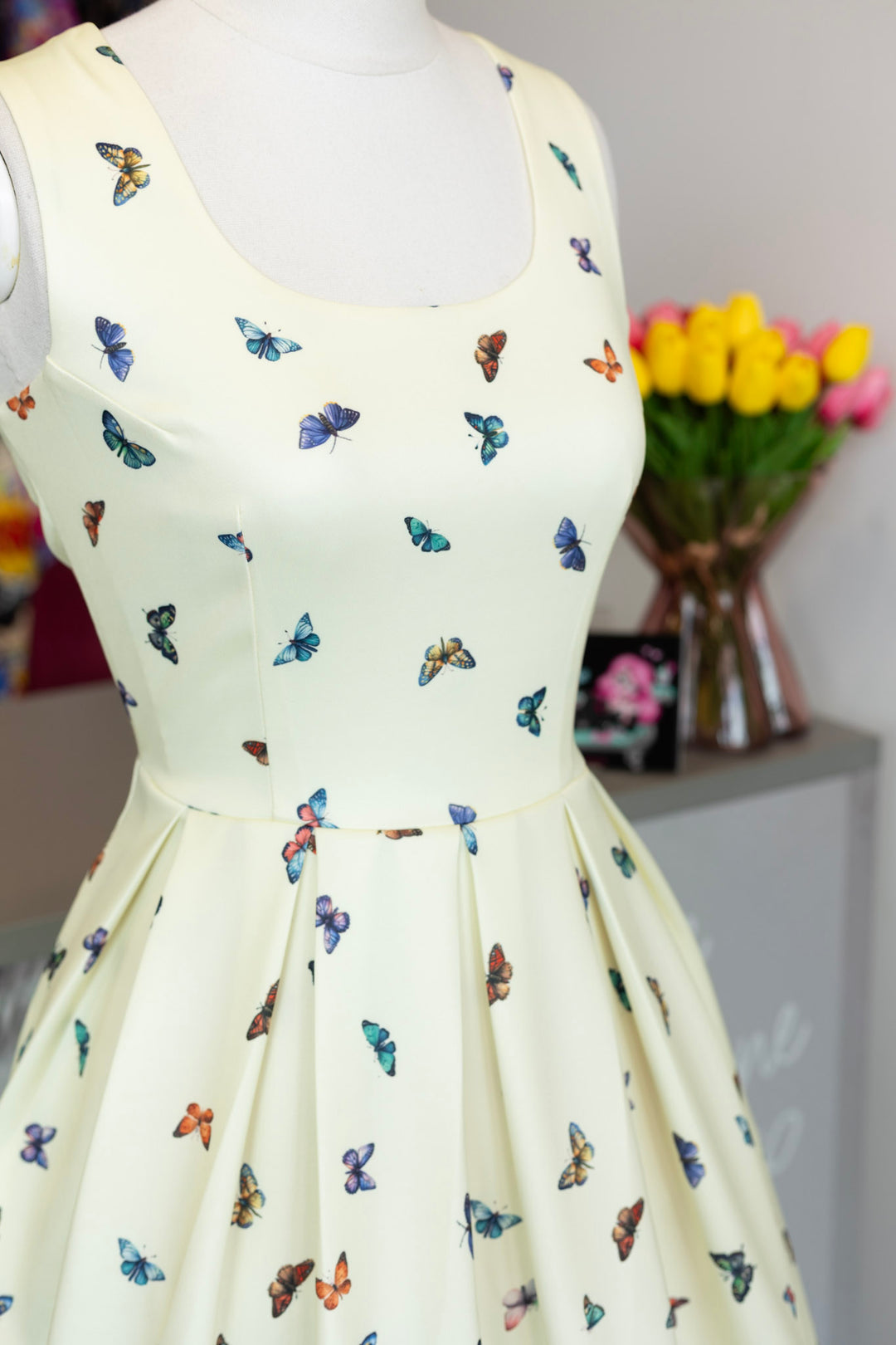 Amanda Butterfly Swing Dress